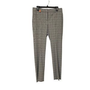 Ann Taylor The Straight Leg Pant In Glen Plaid - Classic Fit Size 4